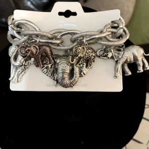 Elephant Charm Bracelet